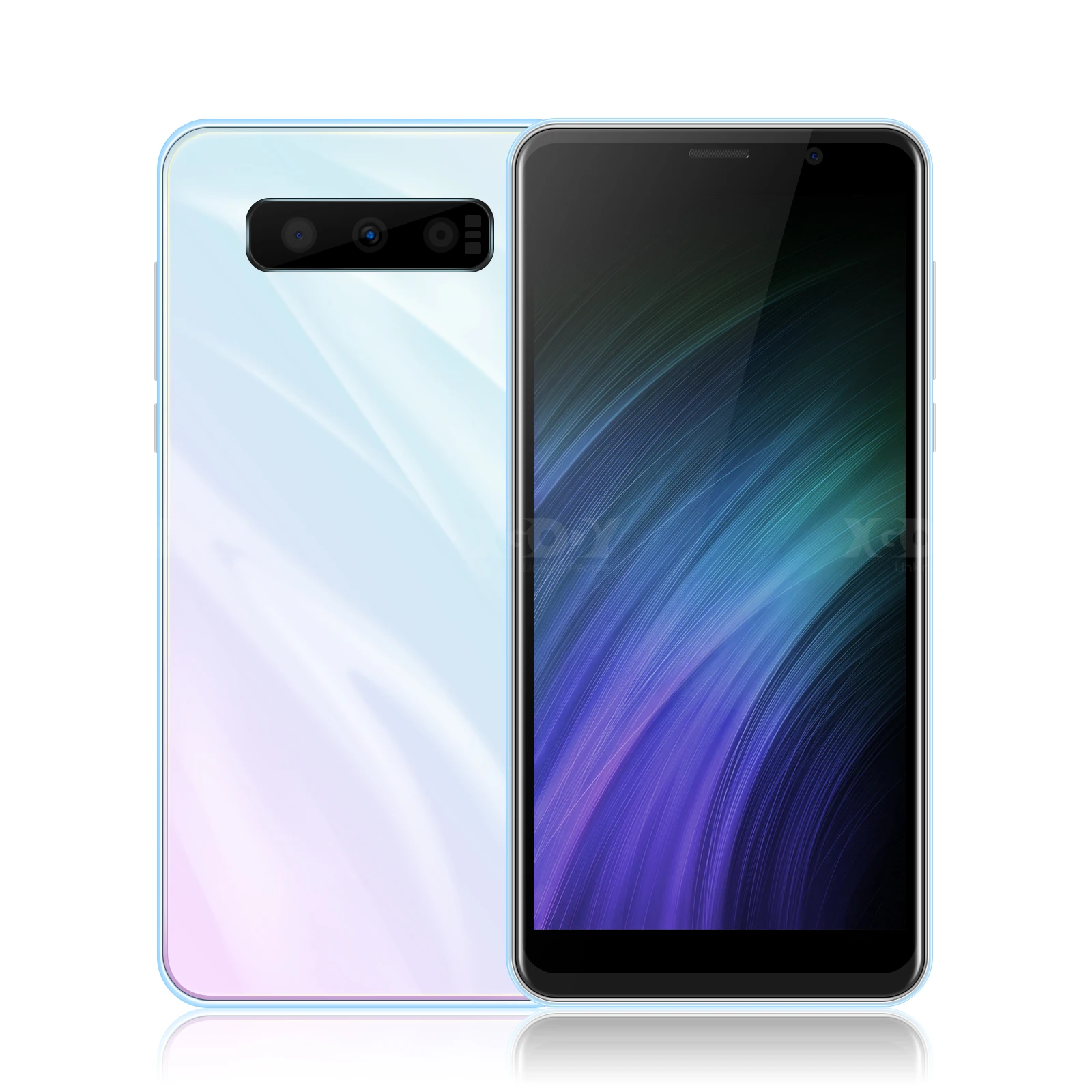XGODY S10 5,5 дюймов 3g смартфон 18:9 ОЗУ 2 Гб ПЗУ 16 Гб MT6580 четырехъядерный процессор двойная камера мобильный телефон Android 8,1 - Цвет: Gradient white