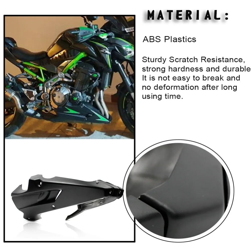 Мотоцикл Z900 Bellypan живот Пан двигатель обтекатель спойлера ABS пластик Корпус рамка комплект Нижняя панель для Kawasaki Z 900
