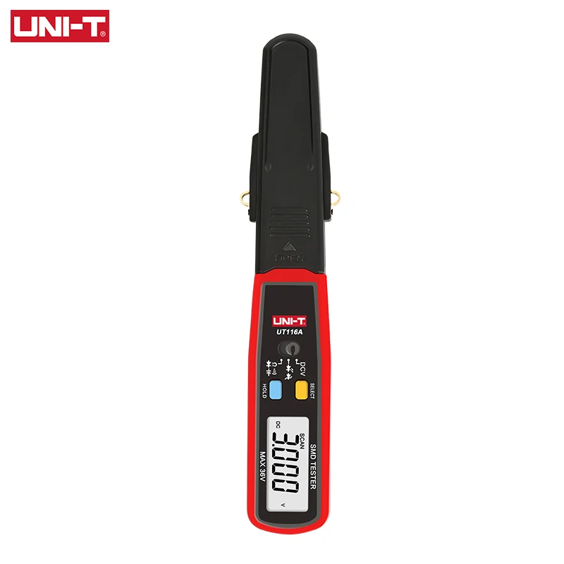 UNI-T UT116A SMD тестер мультиметр поворотный Пинцет Сопротивление Емкость
