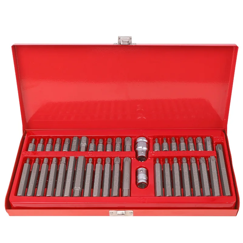 

41Pcs Hex Star Torx Socket Bit Set Multi-function Electric Screwdrivers Holder Sleeve Ratchet Adapter Repair Tools Kit