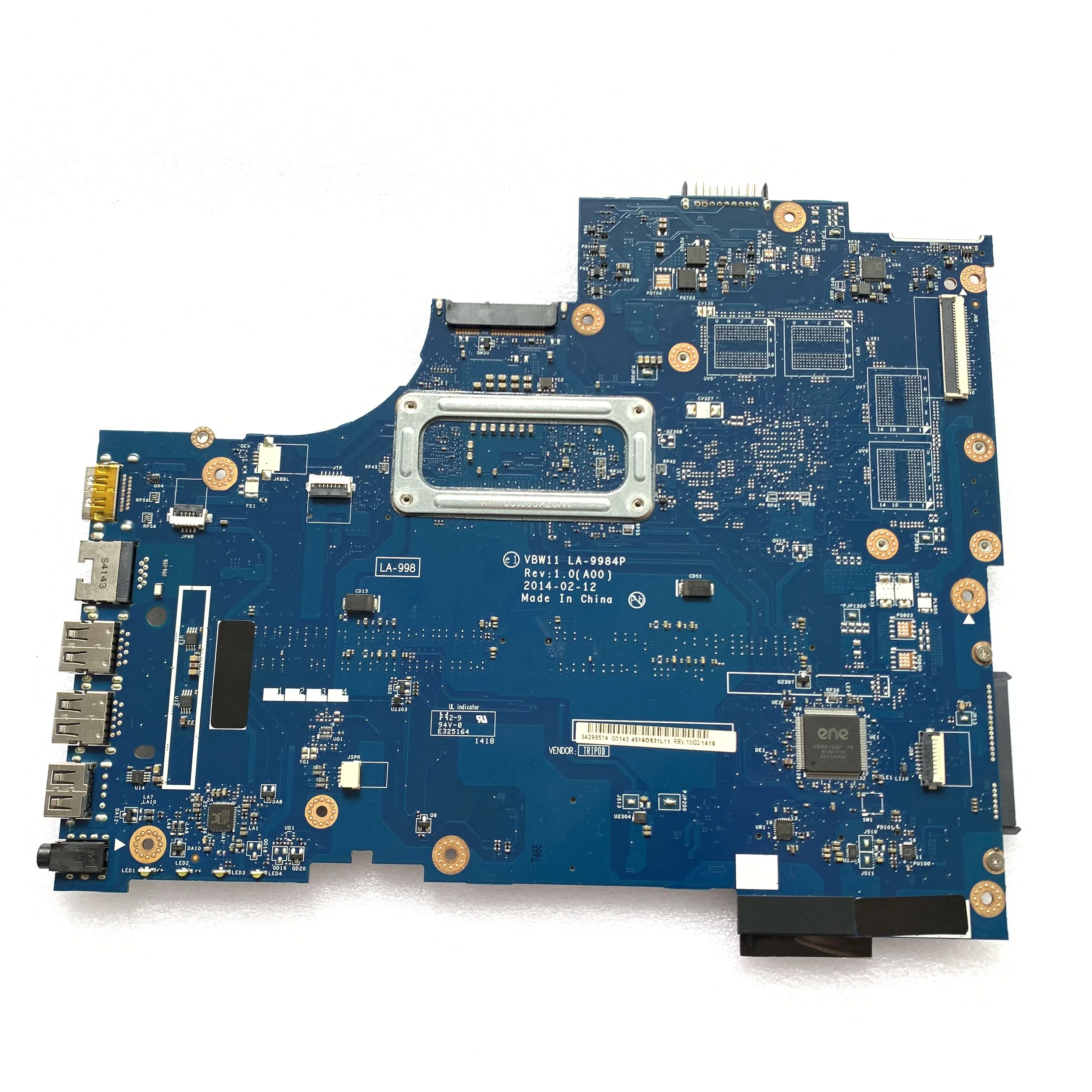 Kefu LA-9984P I3-4010U для DELL INSPIRON 3737 5737 Материнская плата ноутбука CN-01CFYT 1CFYT Материнская плата ноутбука ПК