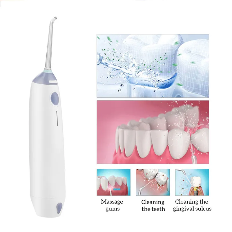 Портативный ирригатор полости рта Электрический перезаряжаемый для с USB 3 режима