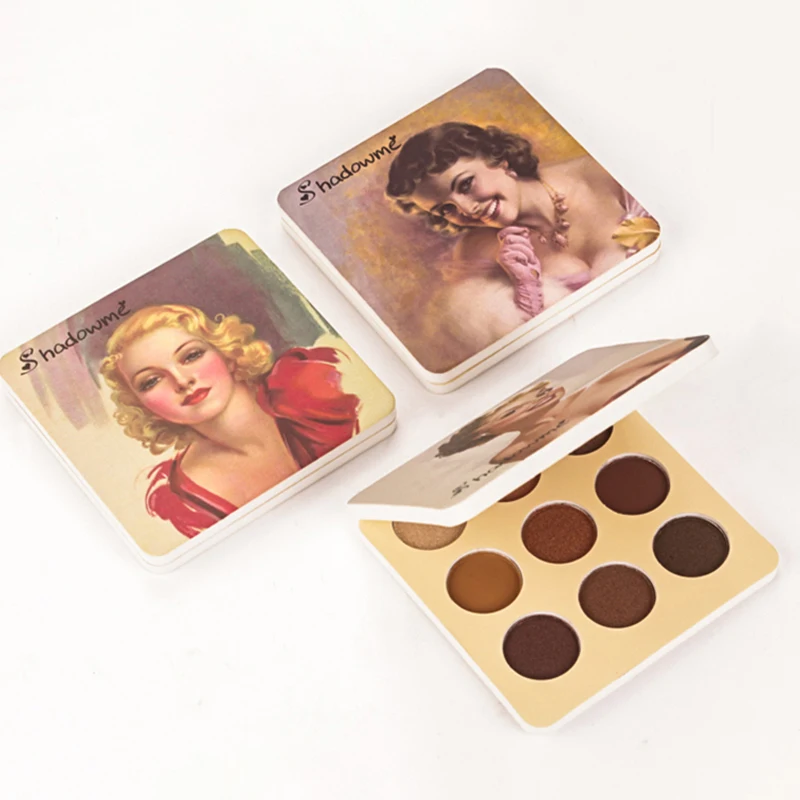 Новая палитра для макияжа с блестками пигментированная косметика матовые тени
