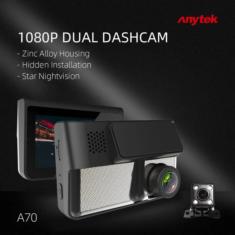 Видеорегистратор 3 0 дюймов видео Регистраторы Dash Cam Камера Dvr 1080P Automoble данных