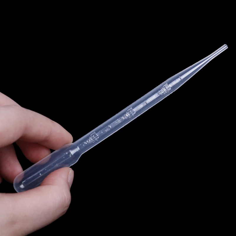 Пипетки пластиковые 3 мл 4 шт. мерные для переноса медицинская пипетка глаз