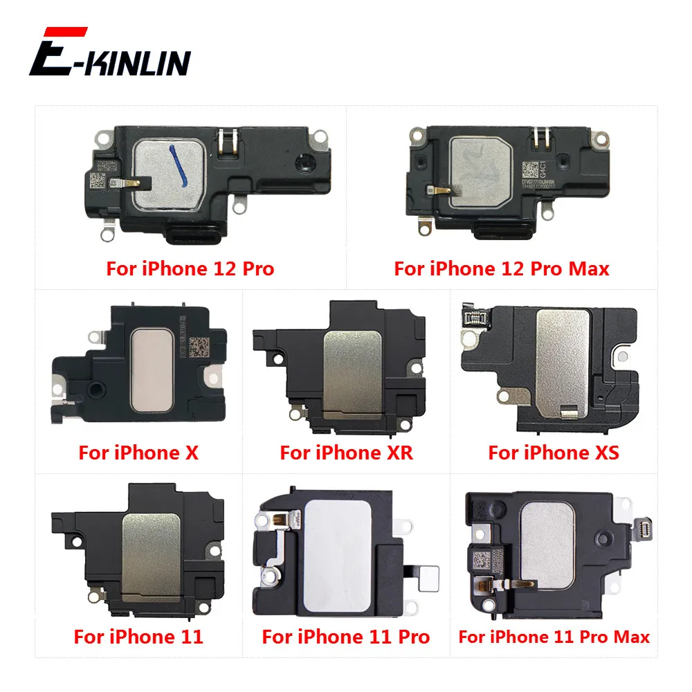 

Bottom Loud Speaker Sound Buzzer Ringer Flex Cable For iPhone X XR XS 11 12 13 mini 12 Pro Max Replacement Parts