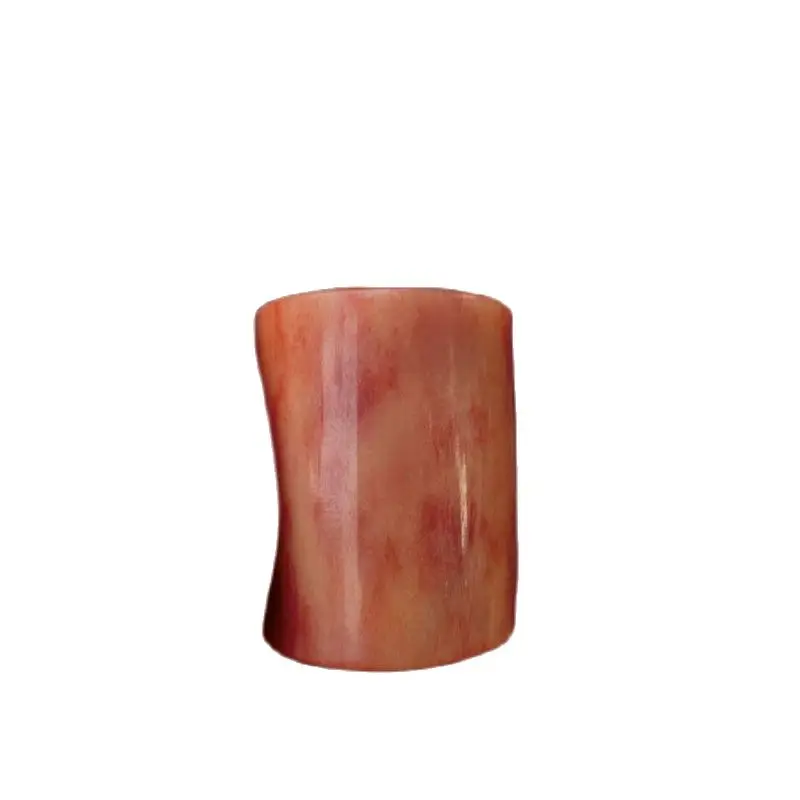 Высокопромасленная кровь Верблюжьей Кости резьба вытяжной палец Wen Wan украшения |