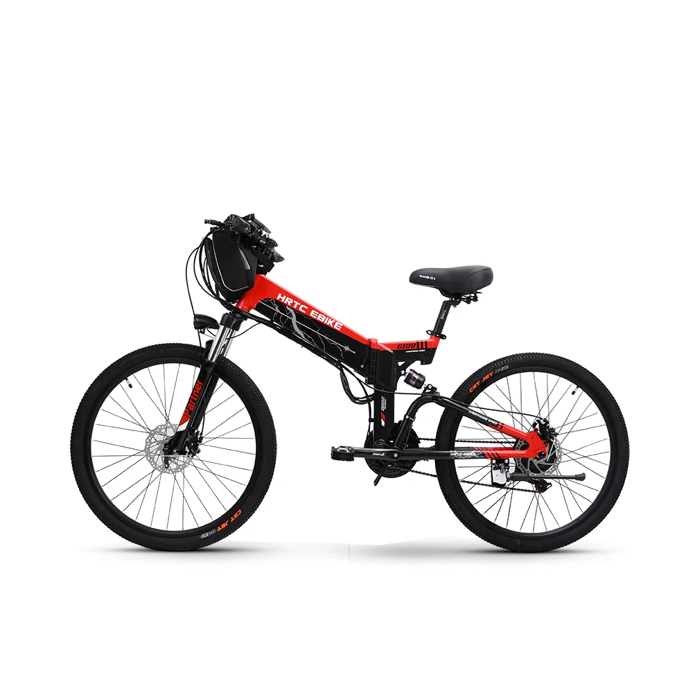 Складной Электрический горный велосипед колеса 26 дюймов 48 В 500 Вт высокая