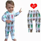 Детский хлопковый комбинезон для новорожденных, на возраст 0-2 года