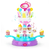 425f ice cream toy tea desserts role play shop birthday party gift toys ice cream play food toy for girls boys toddlers