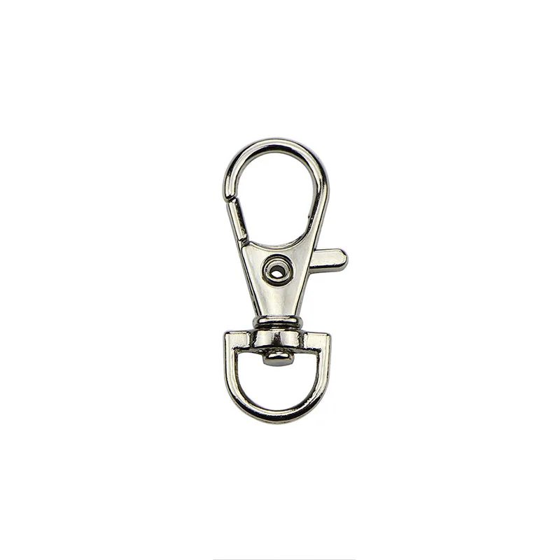 100pcs Metal Swivel Clasp Key Ring Lobster Claw Hook Keychain DIY Making Jewelry Findings | Украшения и аксессуары