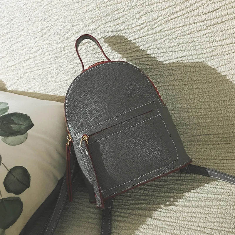 Модная куртка с надписью Mini рюкзак личи шаблон ПУ женский повседневные Рюкзаки