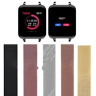 Ремешок B57 для смарт-часов, браслет из нержавеющей стали с магнитной петлей для Hero Band 3, сменный металлический браслет