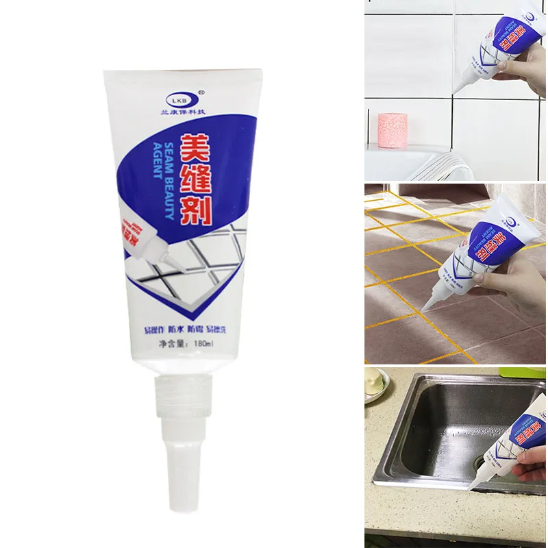 

Newly Wall Repairing Ointment Crack Repair Cream Lightweight for Ceramic Tile Home 180ml Wall Repairing Ointment