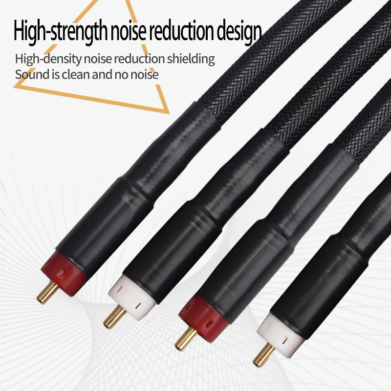 Кабель аудиосигнала Серый Рыцарь HIFI профессиональный аудио сигнальный кабель