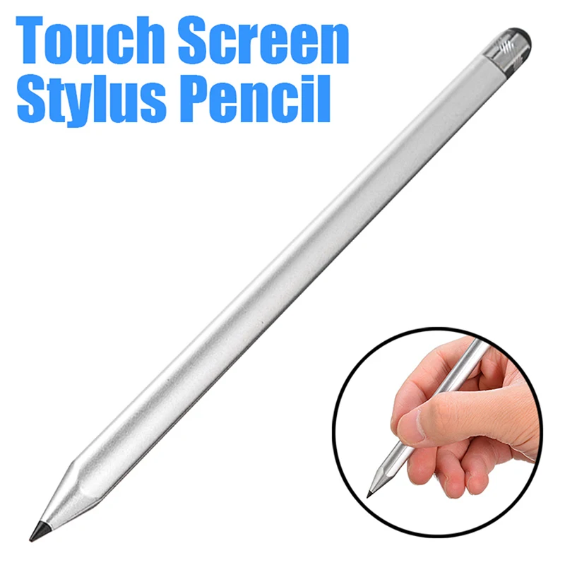 1PC Dual Head Touch Screen Stylus Pencil High Quality Capacitive Capacitor Pen For i-Pad Samsung Phone Tablet PC Accessories | Компьютеры
