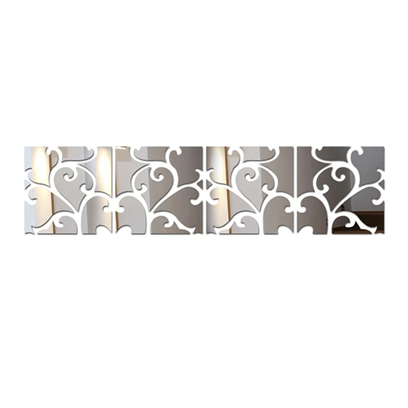 

32 Set Mirror Wall Sticker DIY Mirror Bedroom Living Room Wall Sticker Removable Waterproof Art Wallpaper Decoration