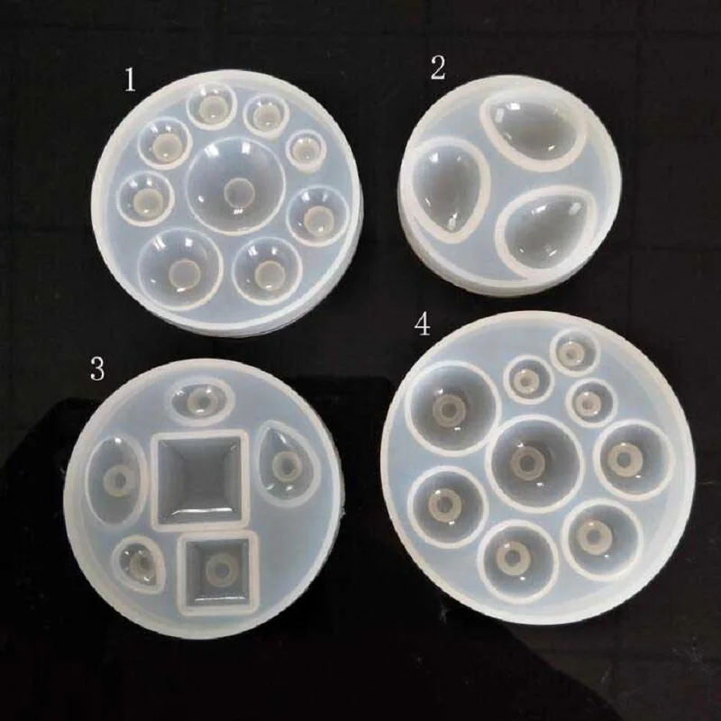 4 &quotсделай сам&quot прозрачная эпоксидная силиконовая форма полуформа в виде
