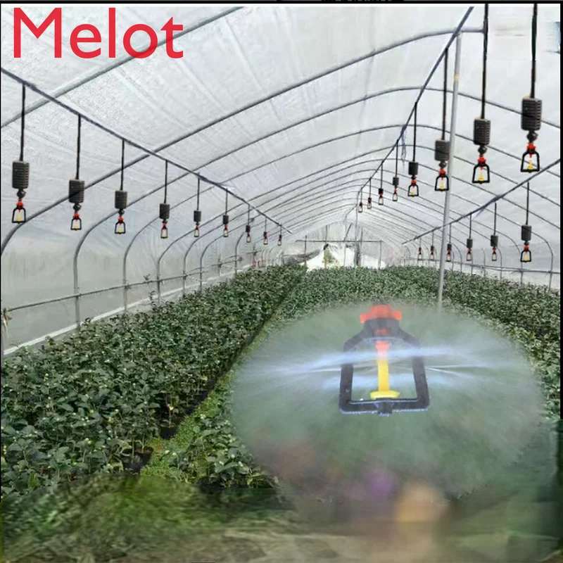 

Greenhouse Upside down Spray Atomization Nozzle Set Automatic Watering Drip Irrigation System Breeding Cooling Humidification