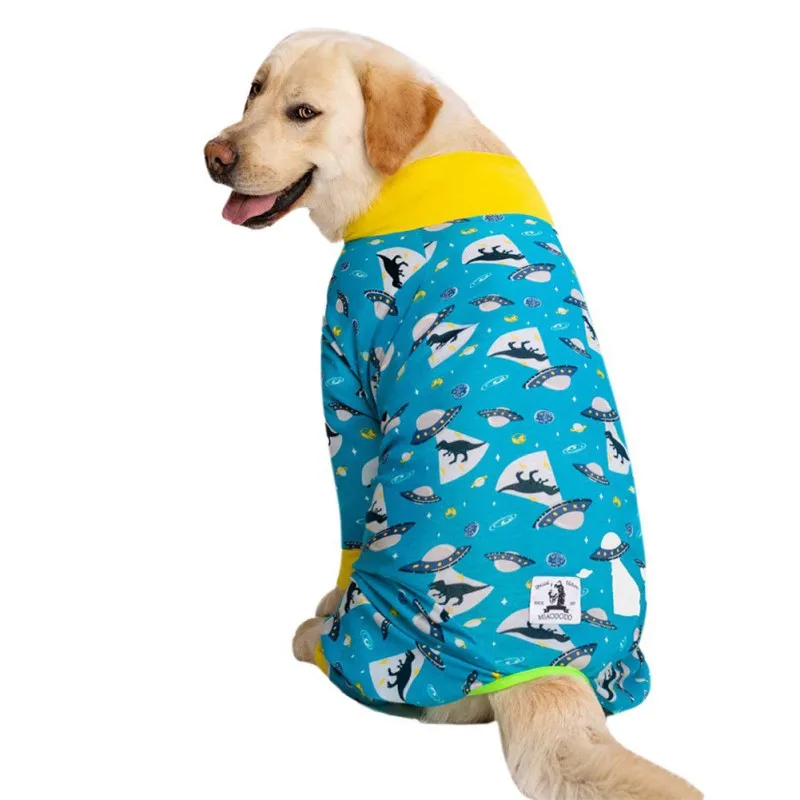 Костюм для ухода за щенком рубашка восстановления собак боди с длинными рукавами