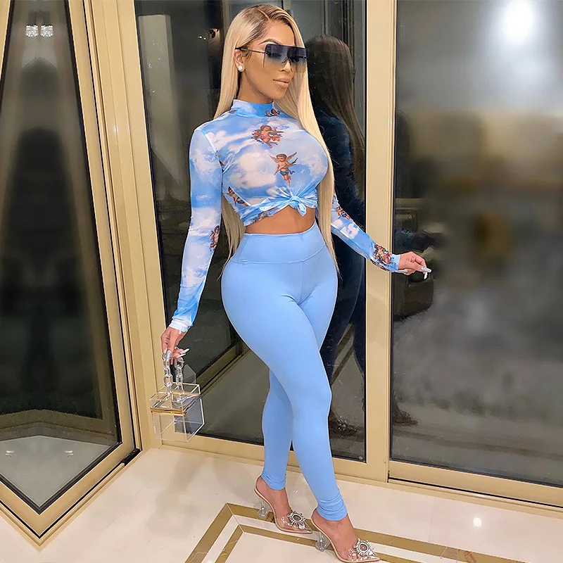 2020 летние женские комплекты платье с принтом сетчатые топы юбки костюмы