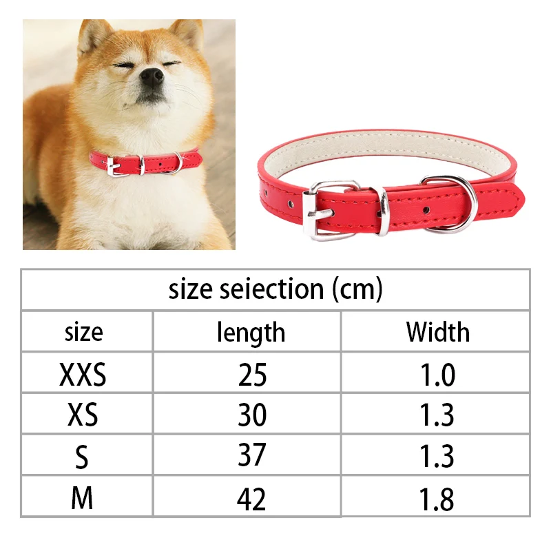 Регулируемый ошейник для питомцев ошейники из искусственной кожи собак и кошек