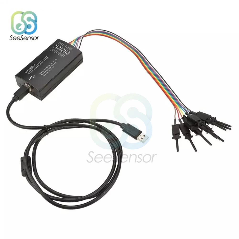 Виртуальный осциллограф I2C SPI CAN Uart LHT00SU1 логический анализатор
