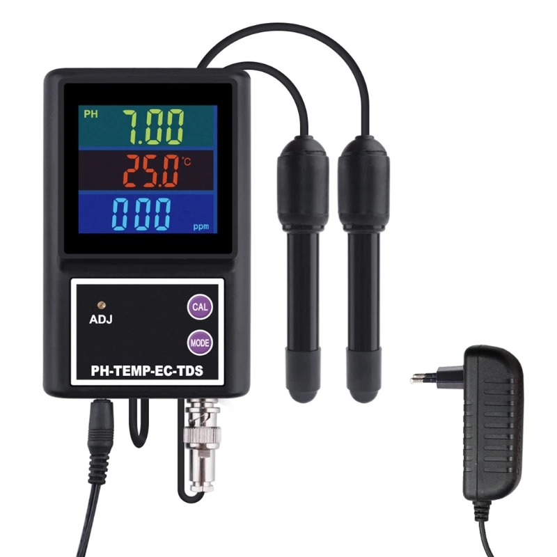 

PH‑ 260BD многопараметрический монитор качества воды, Bluetooth, ЖК-дисплей, онлайн PH/TDS/EC/измеритель температуры для бассейнов, питьевой воды
