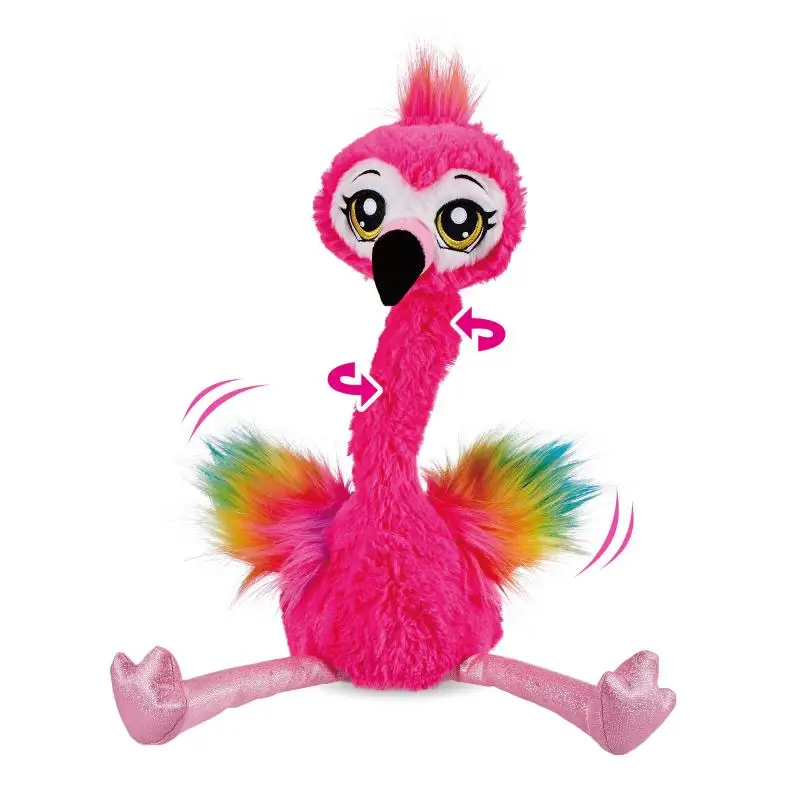 

Pets Alive Frankie The Funky Flamingo Battery-Powered Dancing Robotic Toy By Zuru Collectible Toy Anime Figure Toys Gift
