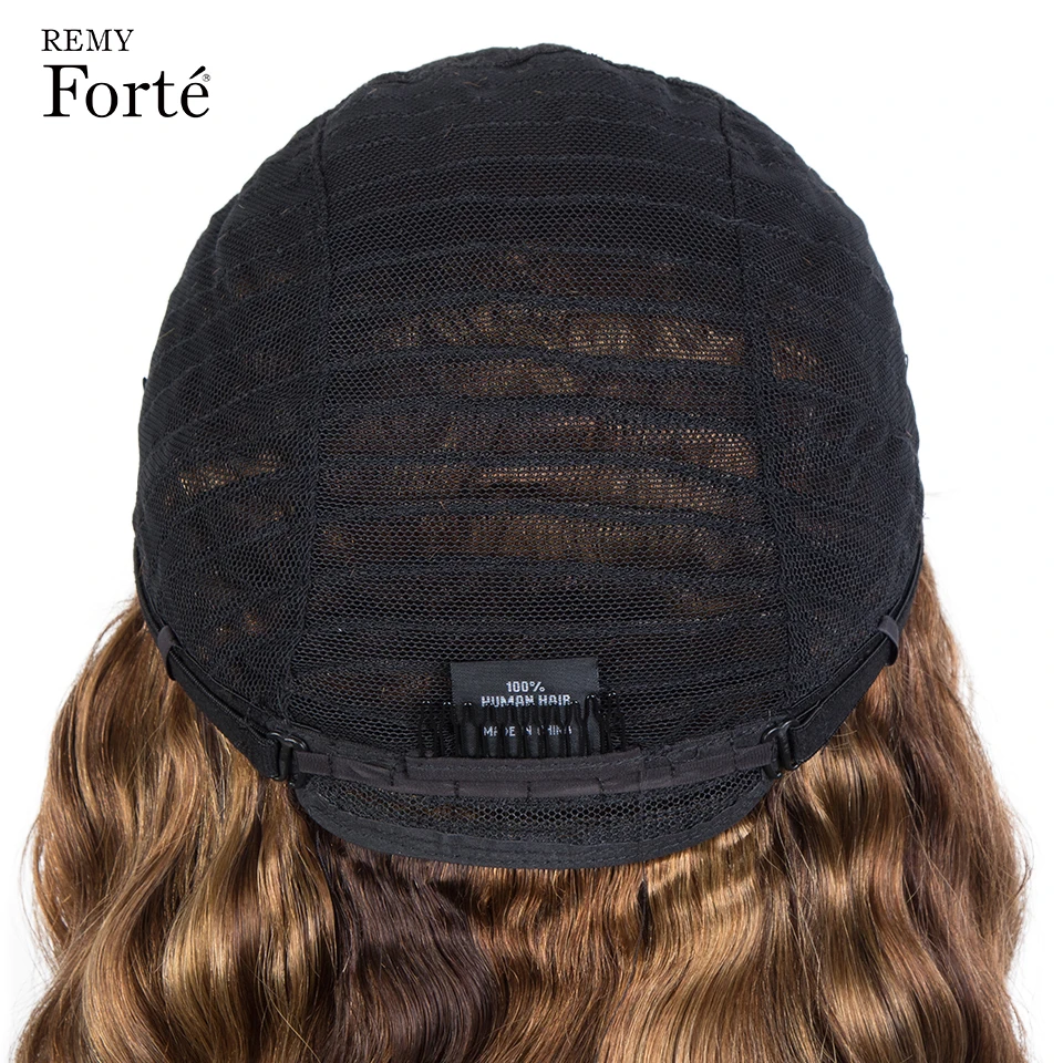 Парики из человеческих волос для женщин парики с волнистыми волосами челкой