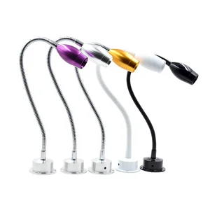 Приглушаемая настенная Светодиодная лампа на гибкой ножке, современные алюминиевые прикроватные светильники для чтения, для дома, гостиницы, 1 Вт, 3 Вт