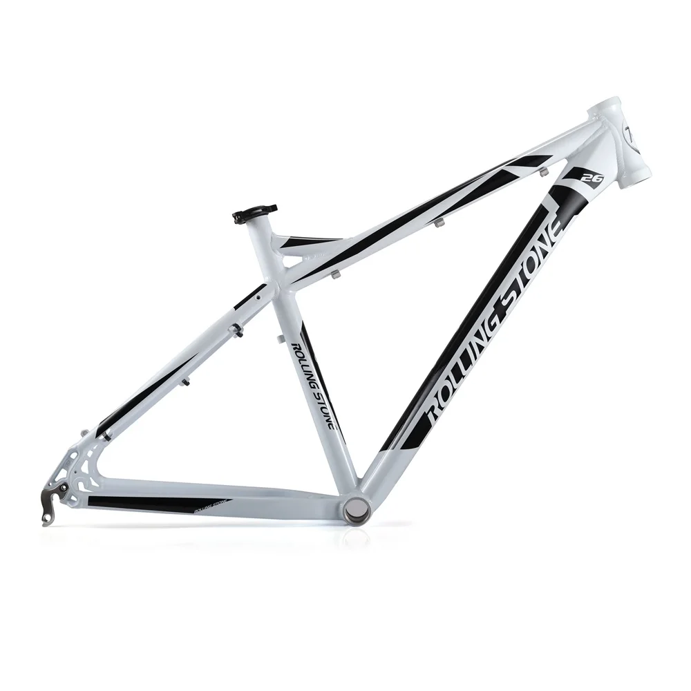 Новый сплав Rolling Stone 26 &quotMTB Frame Pro Race 200 18 5&quot дисковый тормоз белый/черный | Спорт и