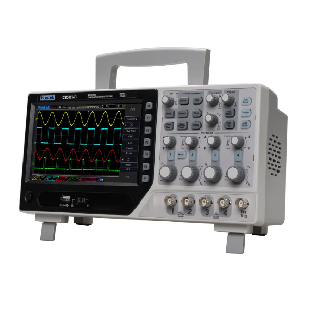 

Hantek DSO4204B USB Oscilloscopes Digital 4Channels 200Mhz 1GS/s Sample Rate PC LDC Display Electric Osciloscopio