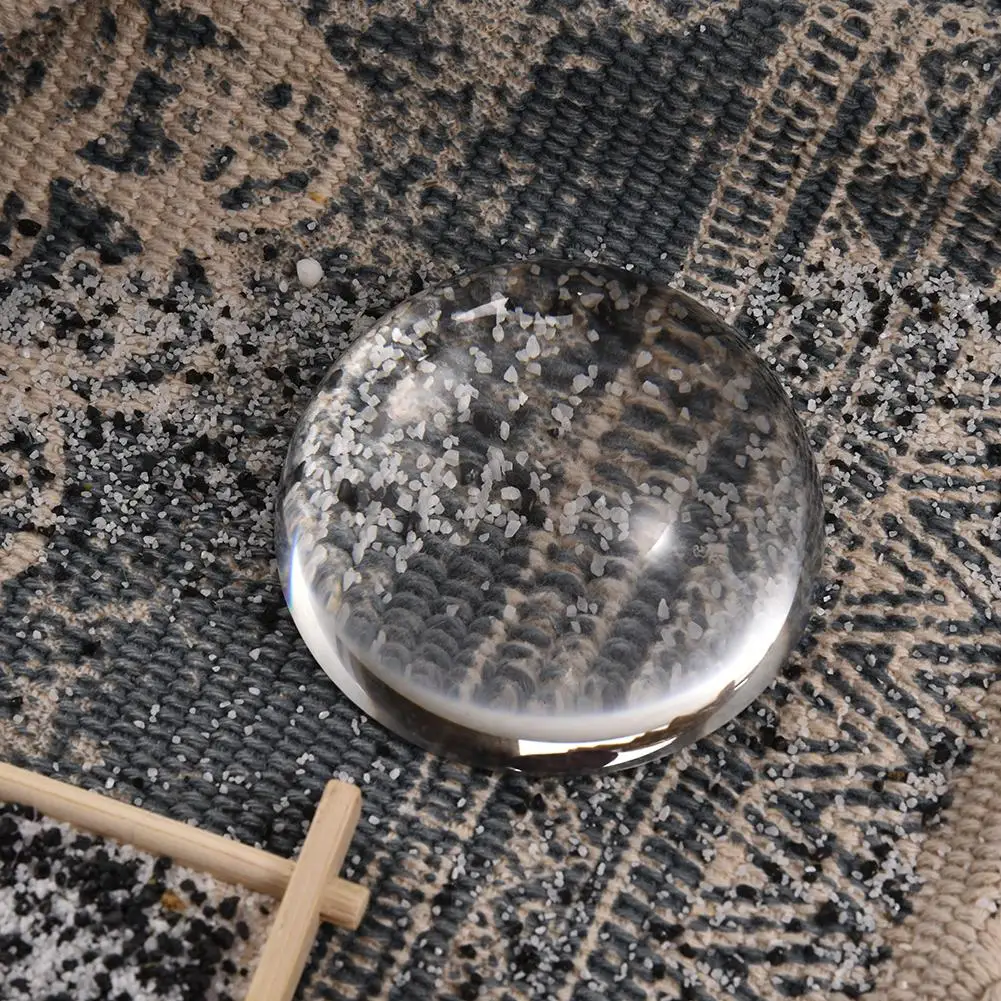 Увеличительное стекло пресс папье Купольные лупы полухрустальный шар 80 мм