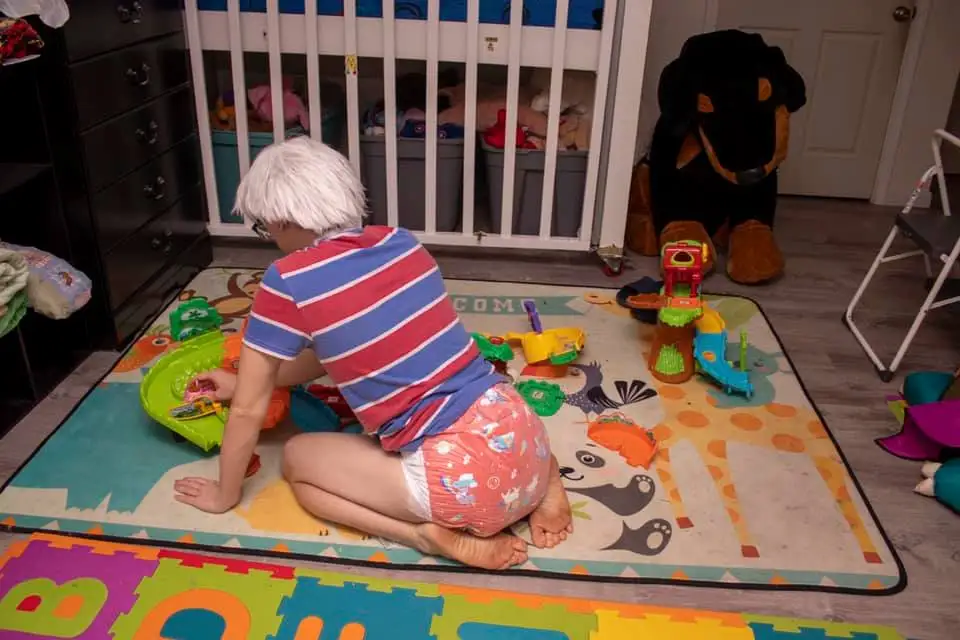 Подгузник ABDL большого размера для взрослых 6000 мл абсорбирующий подгузник с