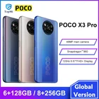 Смартфон POCO X3 Pro глобальная версия, 128 ГБ256 ГБ, Snapdragon 860, NFC, 6,67 дюйма, 120 Гц, 5160 мА  ч, зарядка 33 Вт, четыре камеры