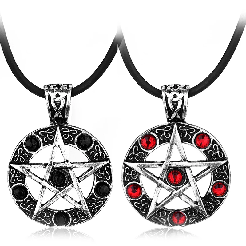 Сверхъестественное ожерелье Винчестер сатана пентаграмма дьявол звезда кулон