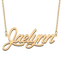 necklace with name jaelynn for his her family member best friend birthday gifts on christmas mother day valentines day