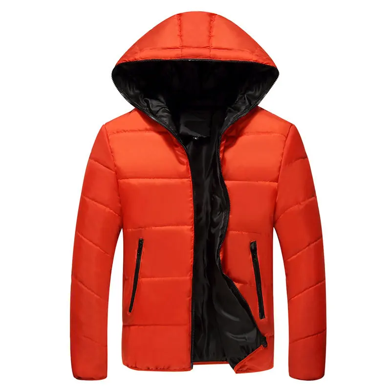 Зимняя мужская куртка s Parkas мужские куртки повседневное Мужское пальто с капюшоном Толстая хлопковая куртка мужская брендовая одежда с капюшоном M-4XL