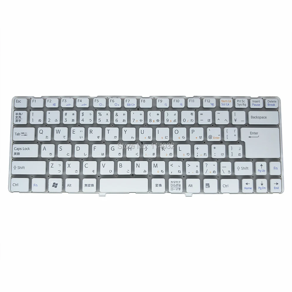 Запасные клавиатуры для Sony VAIO VGNNW VGN NW 115 120 110 JP японская белая клавиатура реальная 53010DJ53 203 148737911 PCG-7171M on.