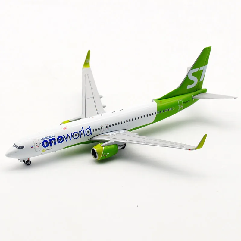 Россия 10 см Boeing B737 800 LH4086 S7 сибирская авиакомпания 1/400 Масштаб Модель самолета