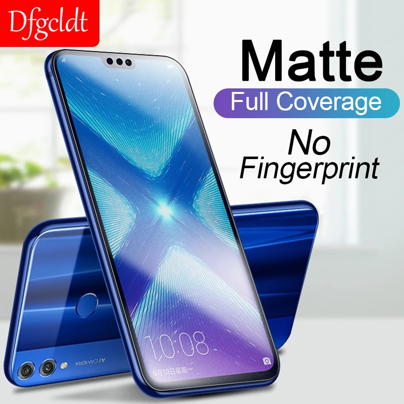 Матовое закаленное стекло без отпечатков пальцев для Honor 8X 9X 10X Lite 10i 20i 30s полная