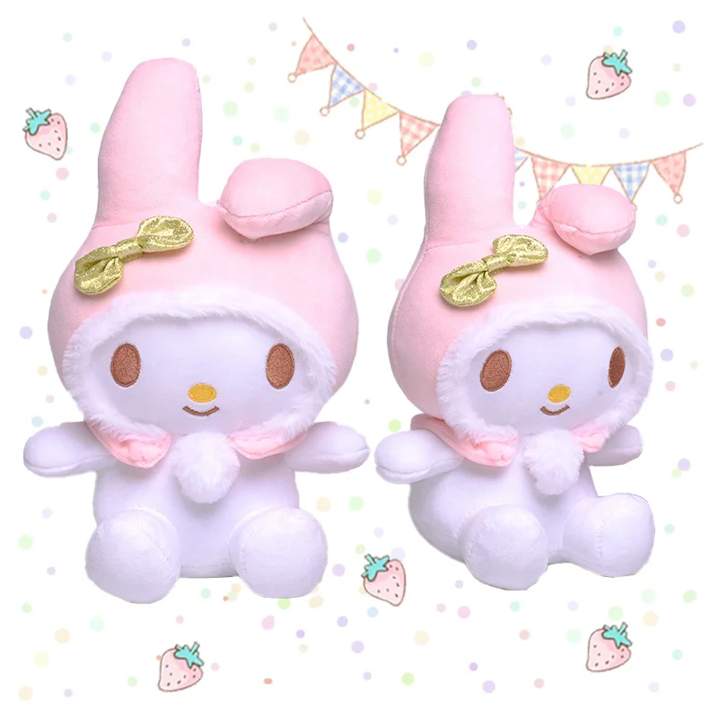 

Kawaii Мультфильм Плюшевая Игрушка желтый лук My Melody аниме плюшевая кукла для детей милые плюшевые игрушки креативные куклы прекрасный подарок