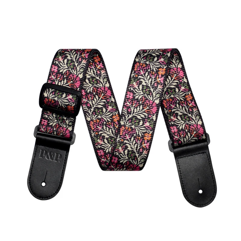 

Ремень для гитары Высококачественные народные ремни Персонализированные гитарные аксессуары для музыкальных инструментов Мода для акуст...