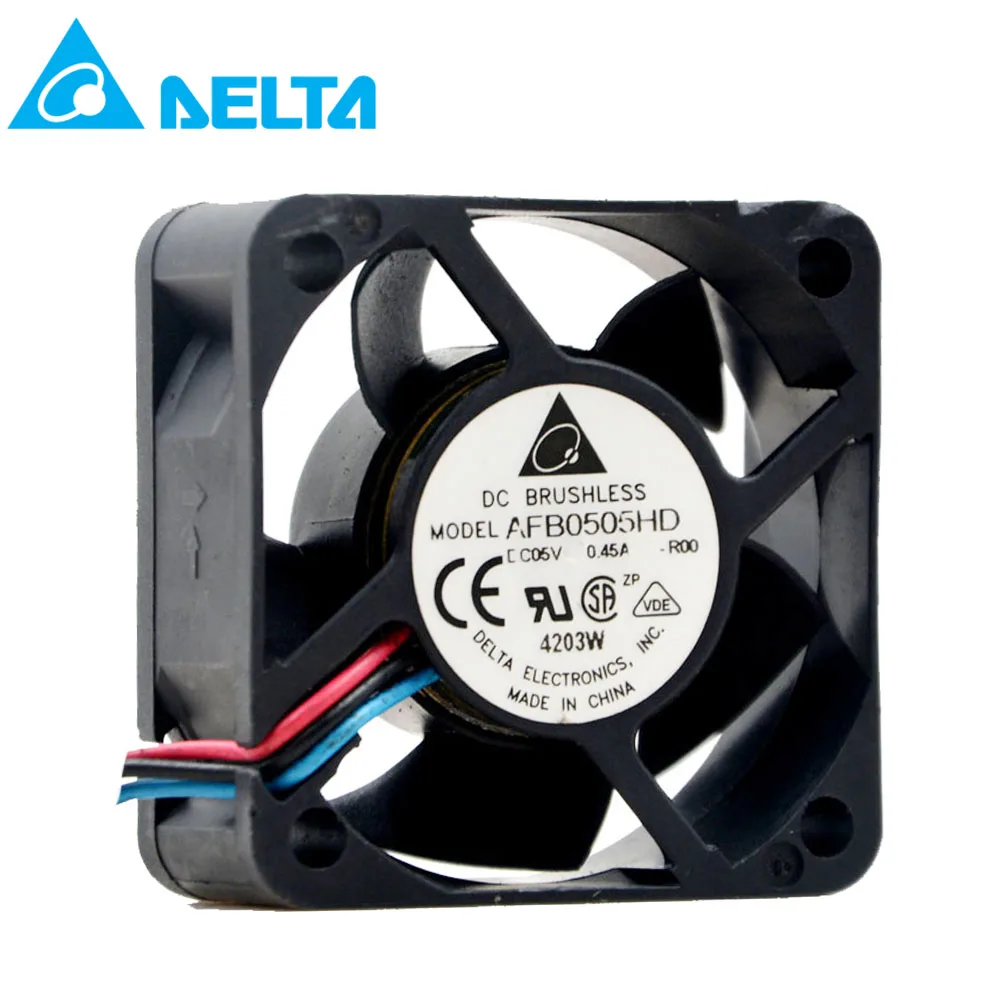 Вентилятор охлаждения для delta AFB0505HD 5V 0.45A 5 см 5020 50X50X20MM 2 3 wire двойной шариковый