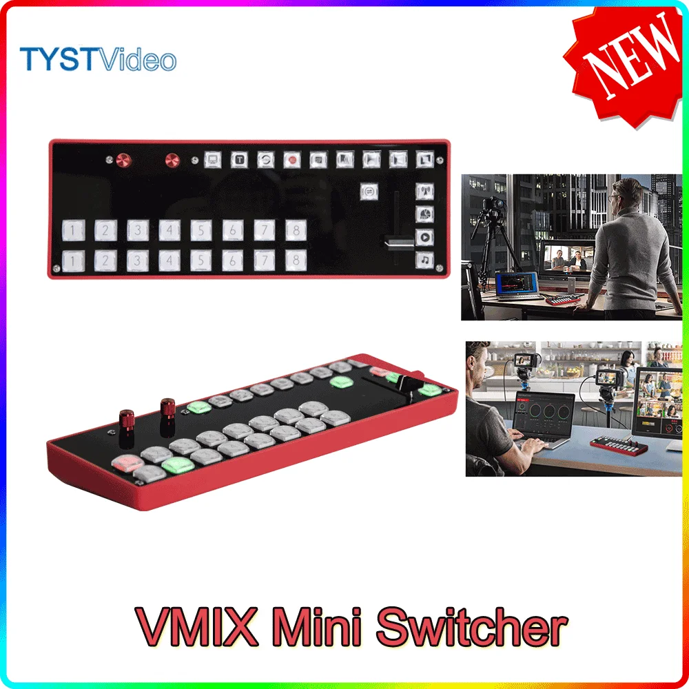 Панель управления переключателем TYST Vmix Mini устройство для видеозаписи диагональ 2