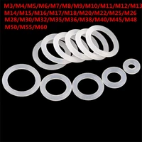 m3 m4 m5 m6 m7 m8 m9 m10 m11 m12 m13 m14 m15 m16 high temperature seal silicone rubber sealing ring white silicon o ring seals