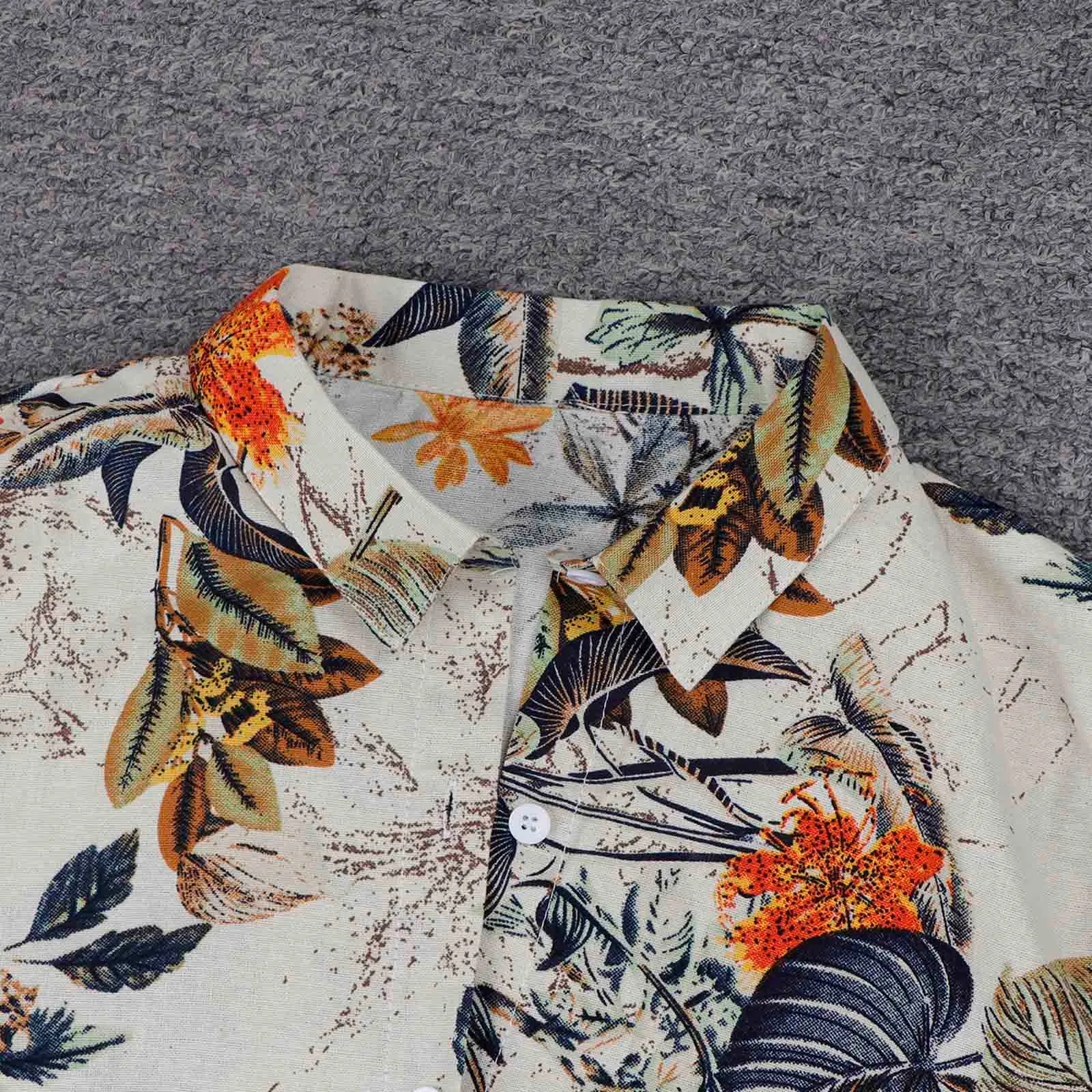 

Women's Floral Print Tops Blouses 2021 Summer Elegant Short Sleeve Print Blouses and Tops Blusa Casual Loose Shirts Tunic Tops
