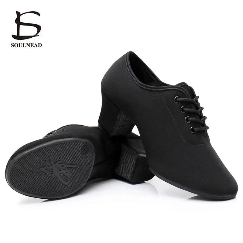 Jazz Latin Dance Shoes Women Salsa Tango Dancing Shoe Girls Lady's Black Size 34-42 Training Modern Woman Ballroom Dance Sneaker