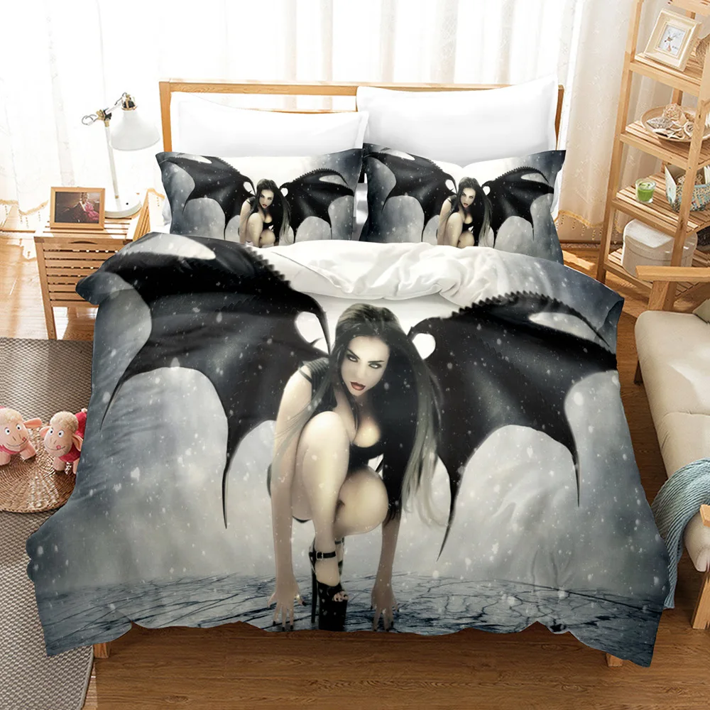 Постельное белье с ангелом ding Set Single Twin Full Queen King Size Fall постельное набор Aldult для